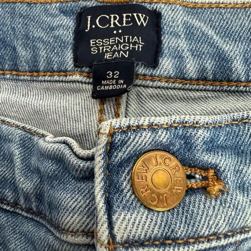 J. Crew Women’s Essential straight jean in all-day stretch size 32 - Picture 5 of 9